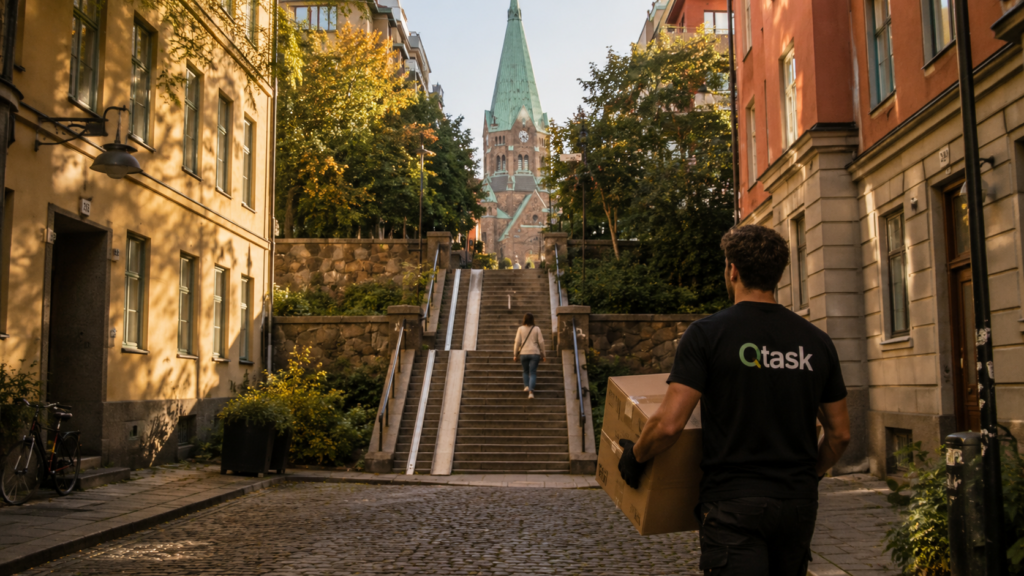 Södermalm en Estocolmo, una de las zonas donde Qtask ofrece servicios de vaciado de pisos y retirada de muebles