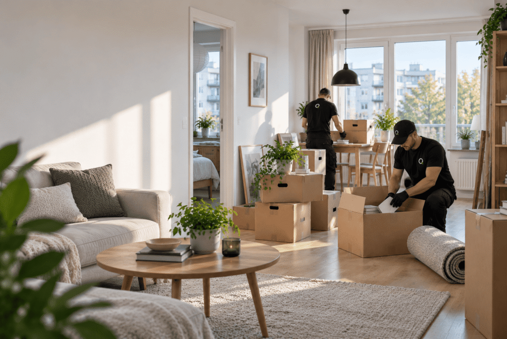 Professional property clearance in Huddinge, Stockholm by Qtask
