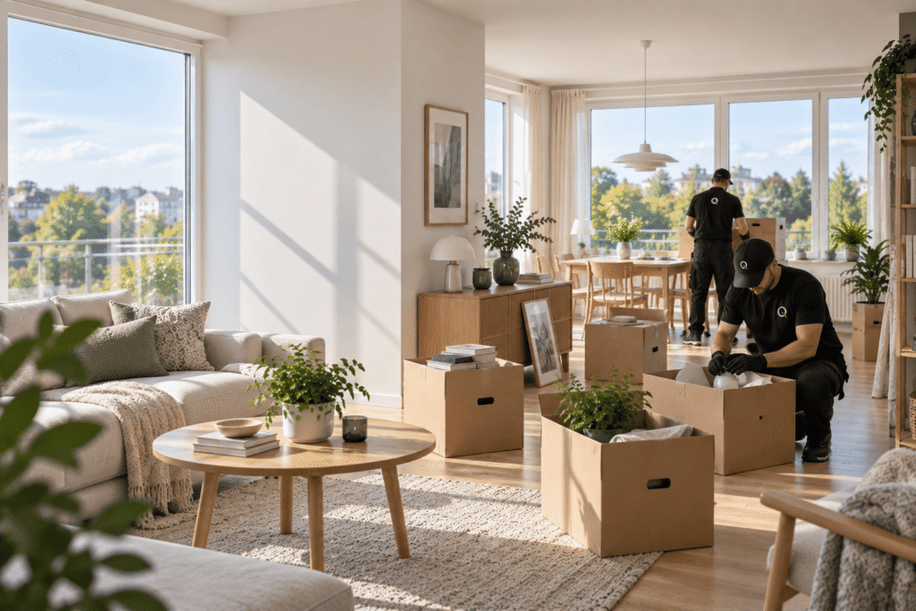 Professional property clearance in Bromma, Stockholm by Qtask