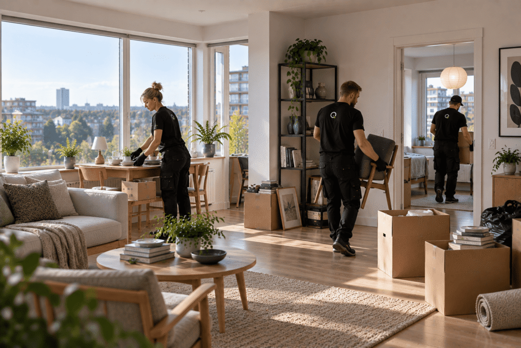 Professional property clearance in Sundbyberg, Stockholm by Qtask